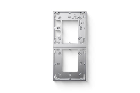 Montagerahmen 2-fach Silber